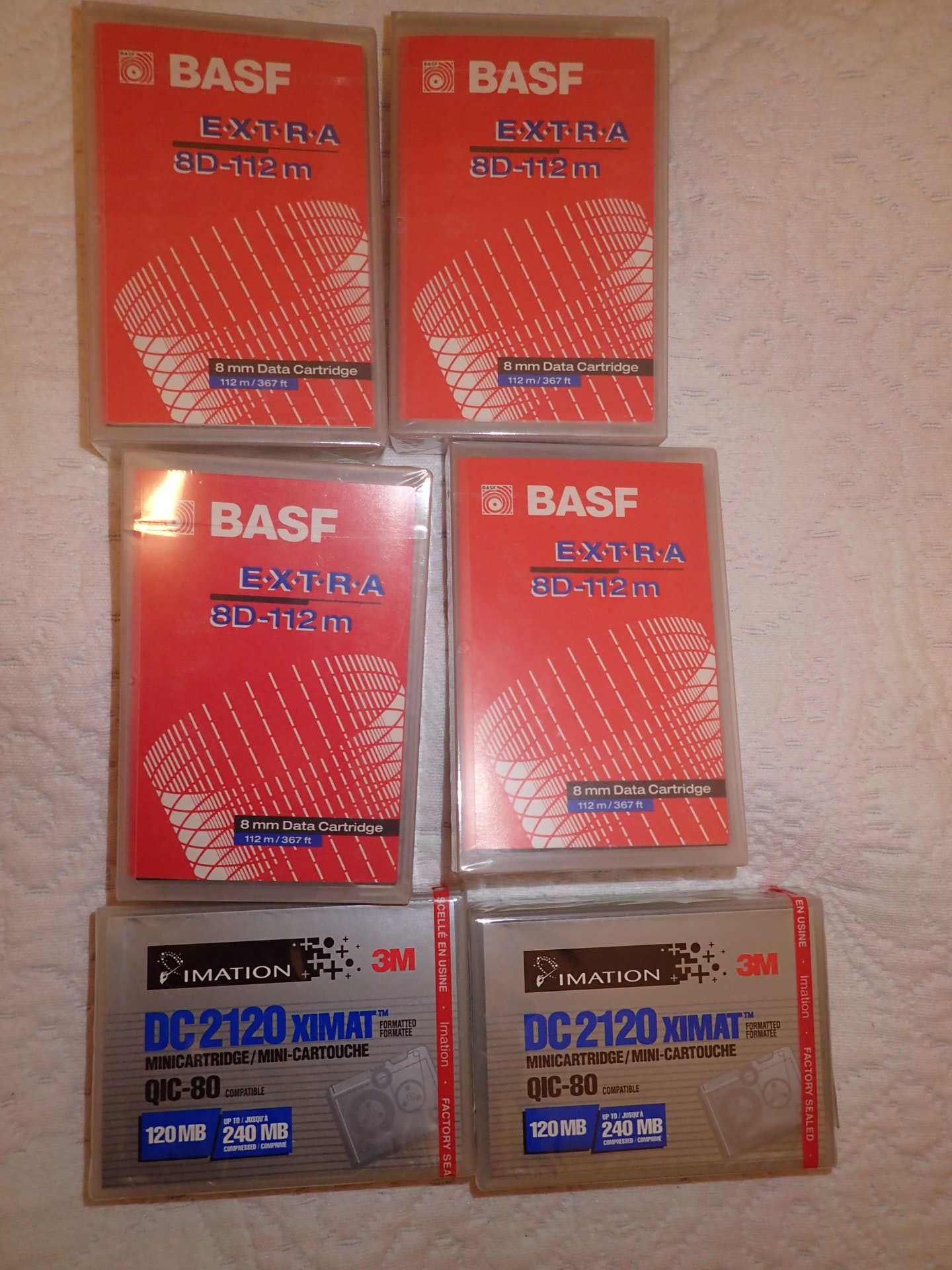 6 Tapes data cartridge novas