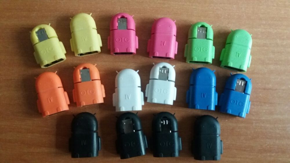 Adaptador OTG USB 2.0 conversor Boneco Android [OLX.A03]