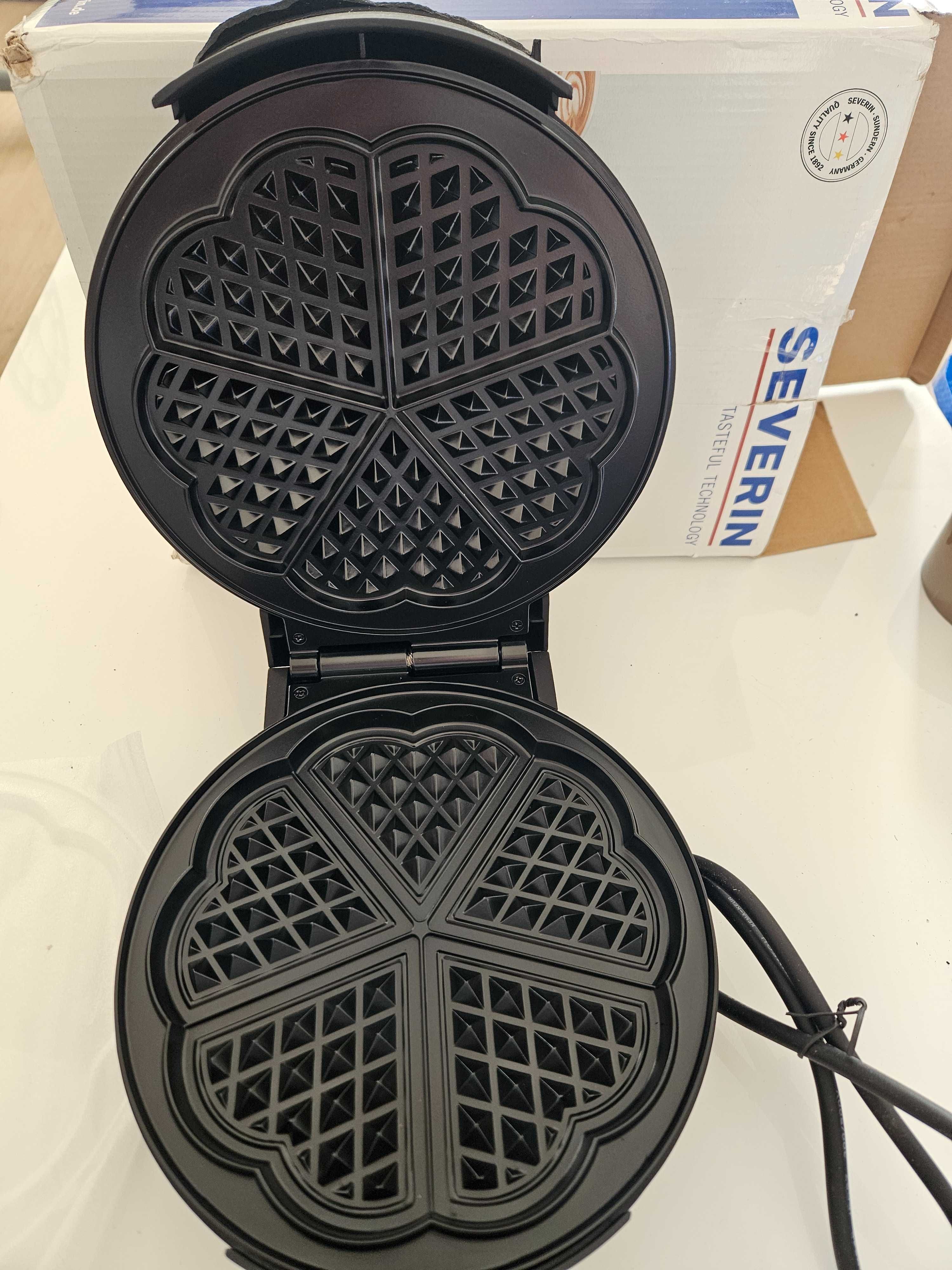 Gofrownica Severin 1300 W czarny z defektem