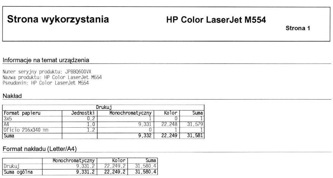 Drukarka wielofunkcyjna HP Color LaserJet M554