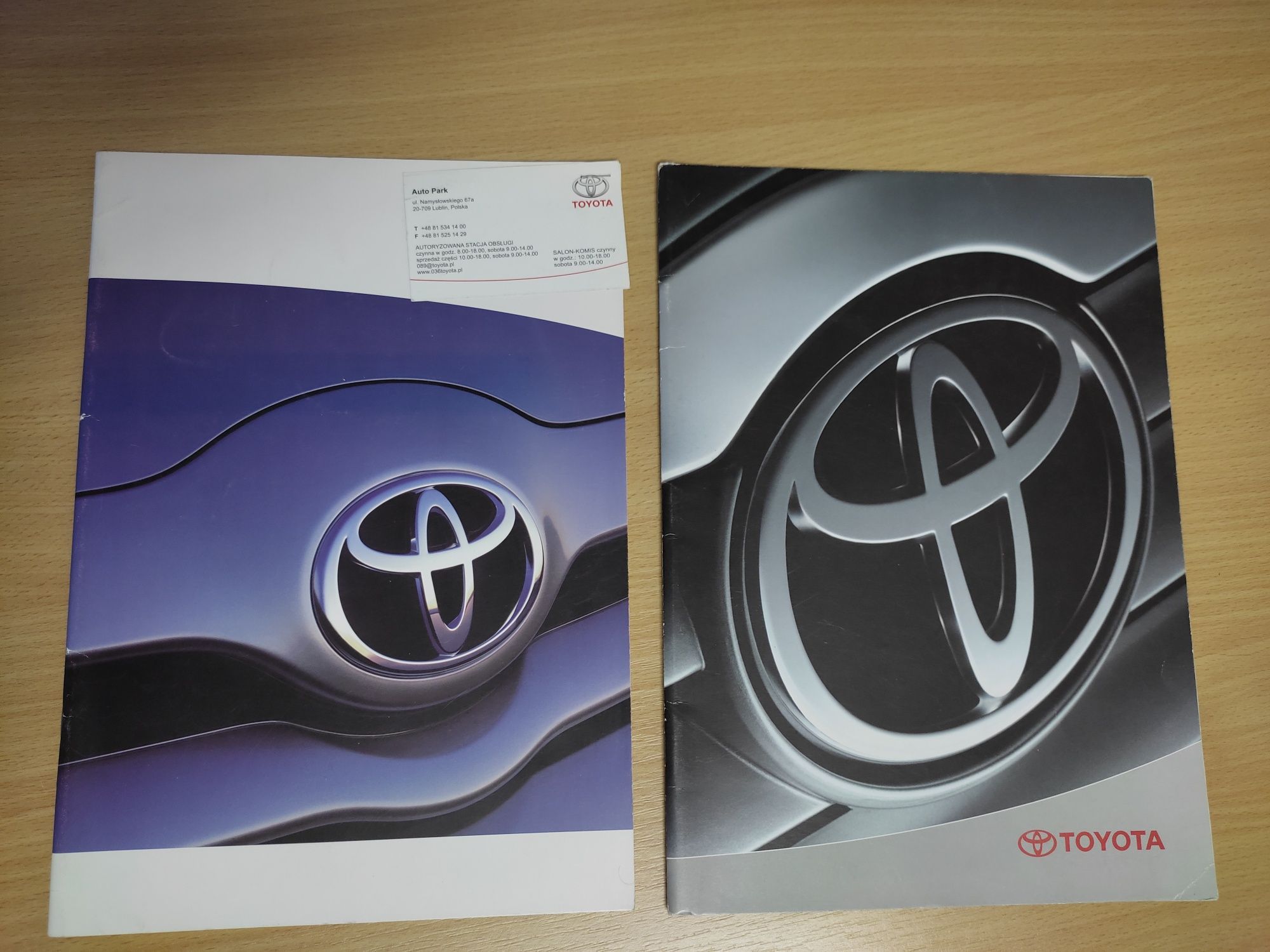 Toyota prospekt samochodowy PL