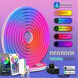 Светодиодная неоновая лента RGB 5 метров гибкий неон