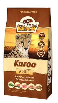 Mięsna i hipoalergiczna karma dla kotów - Wildcat KRÓLIK + DRÓB 3kg