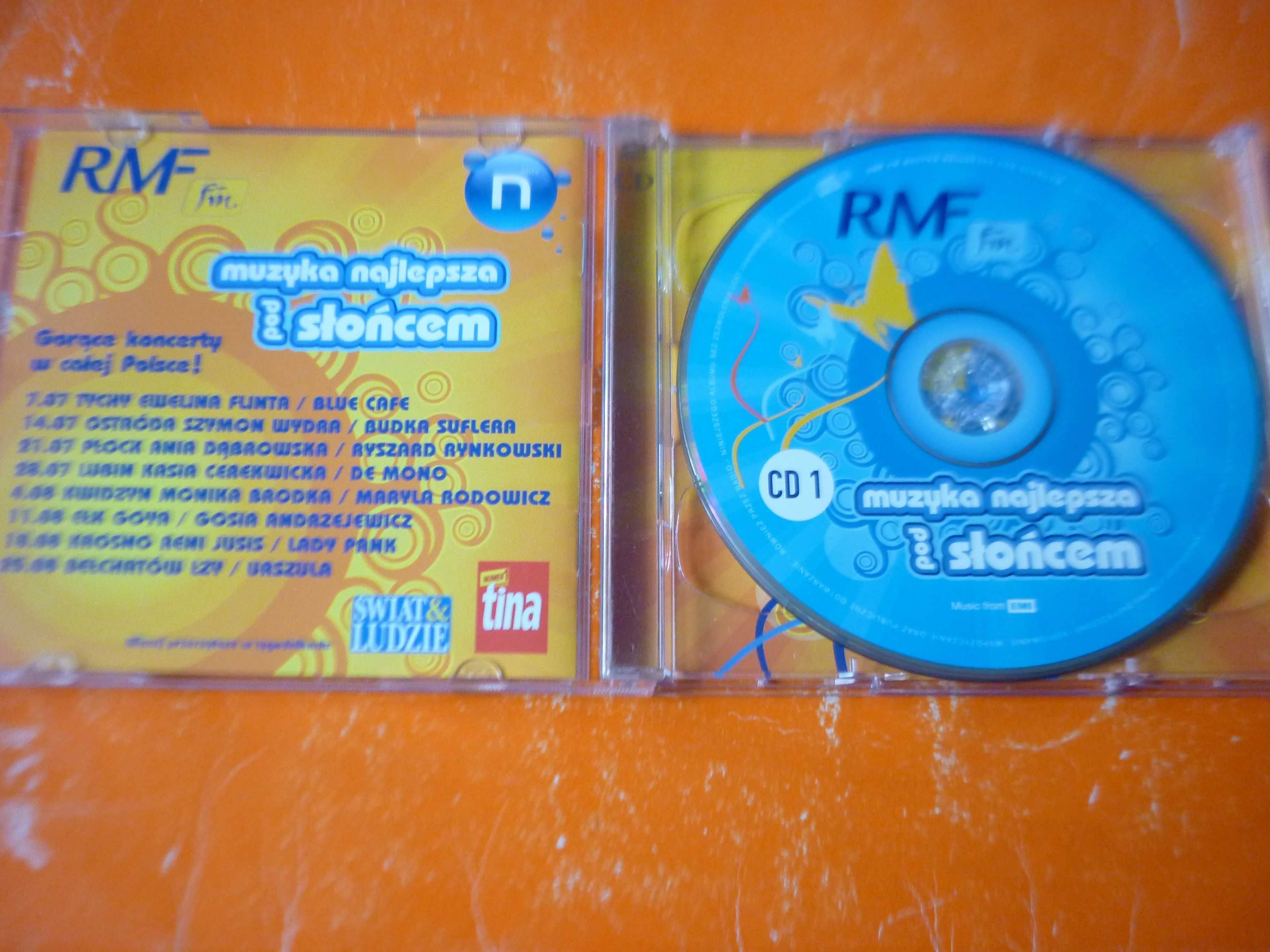 2 płyty CD "RMF FM Muzyka Najlepsza Pod Słońcem" 2007 r.
