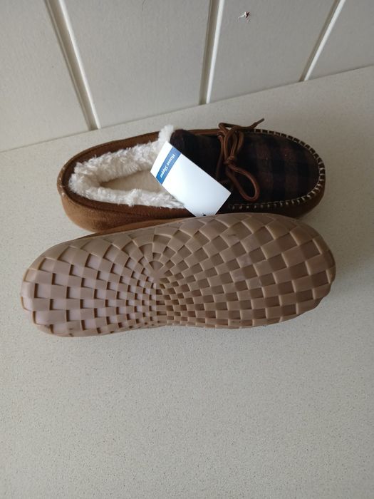 Ocieplane mokasyny męskie