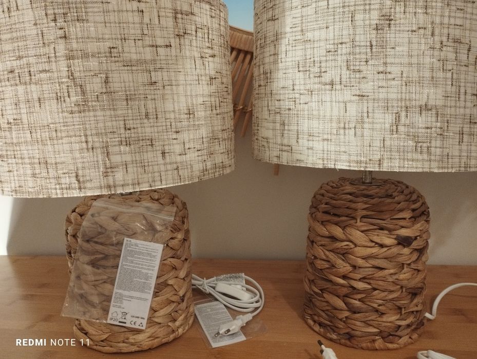 Lampa lampka Boho duża, Nowa, mam 2 sztuki