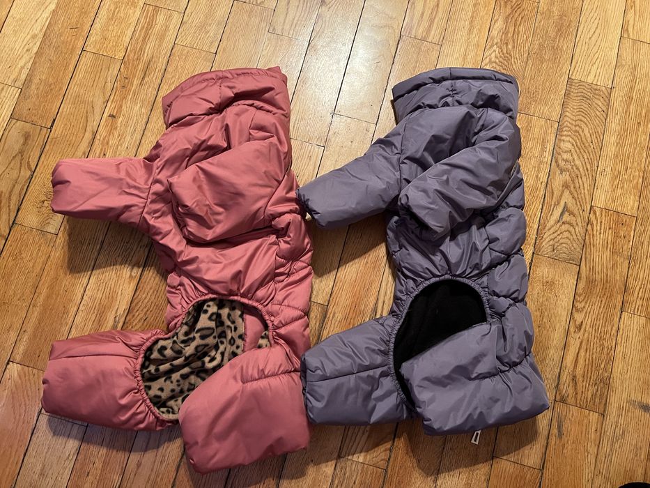 Теплі зимові комбінезони для собак нові одяг