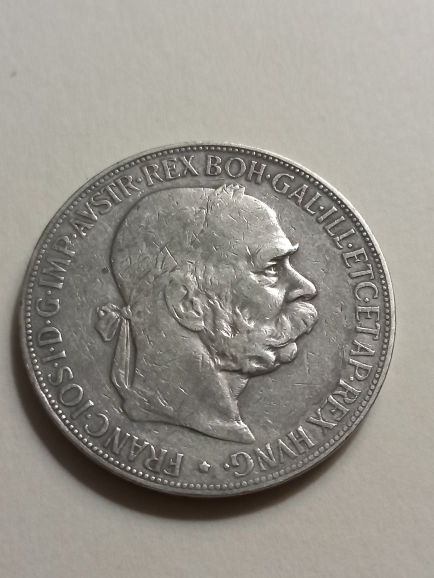 Austro-Węgry- 5 koron, 1900 r., srebro