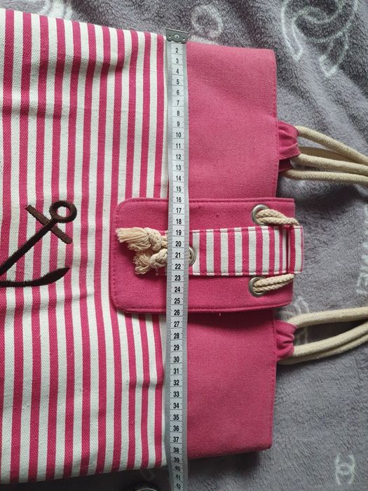 Torba plażowa fuksja