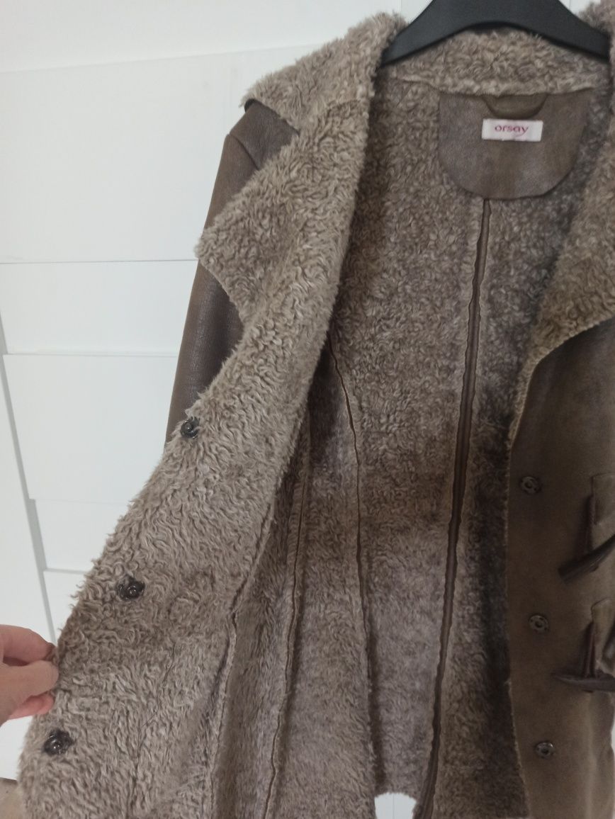 Kożuszek damski płaszcz Orsay S 36 kurtka zimowa