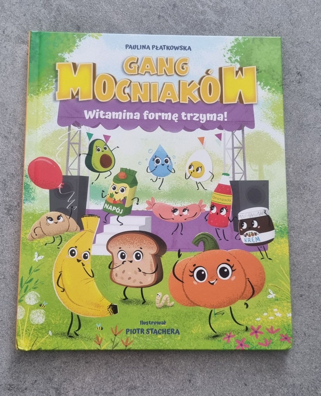 Książka dla dzieci "Gang Mocniaków"