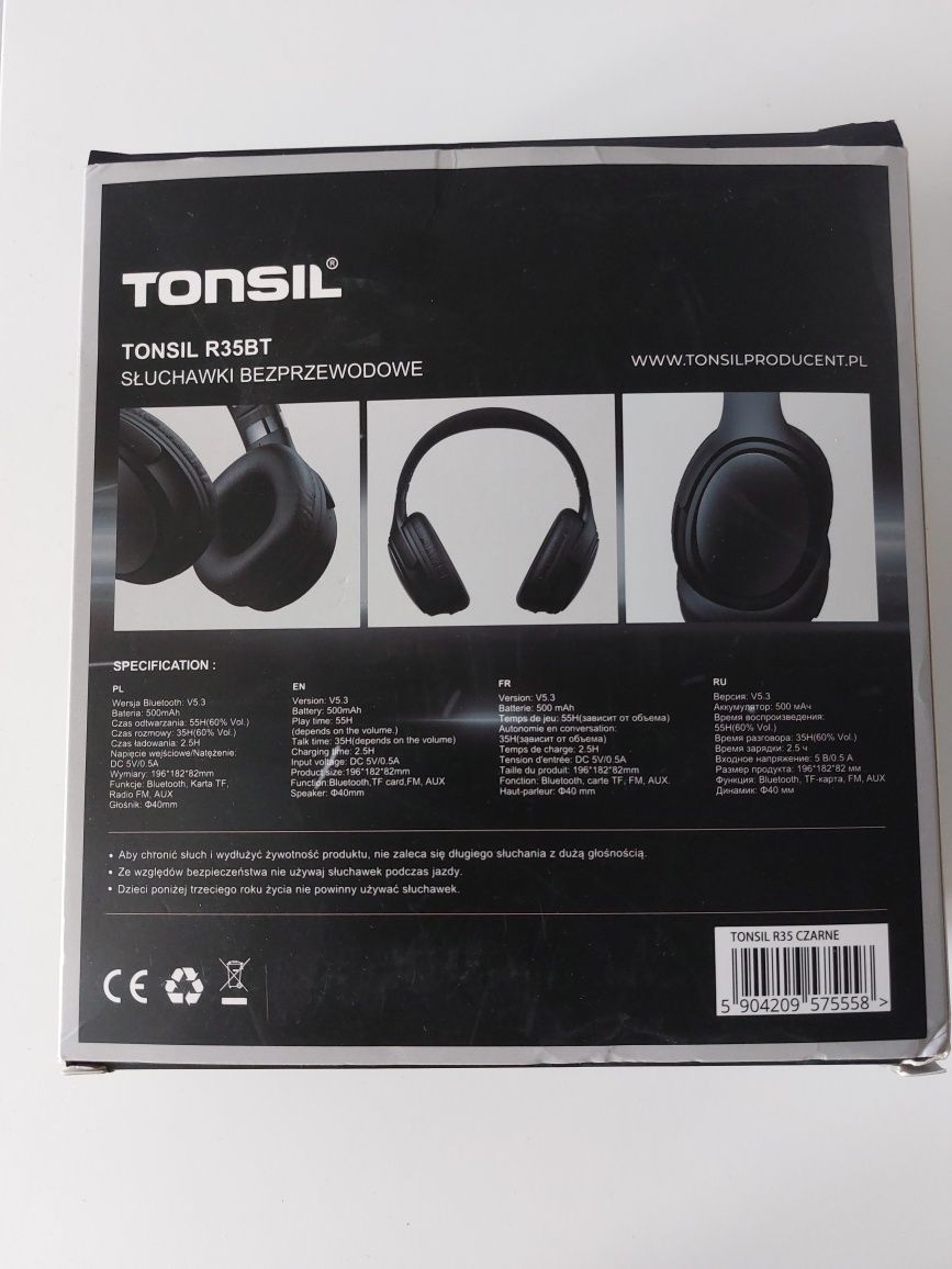 Słuchawki Tonsil R35BT