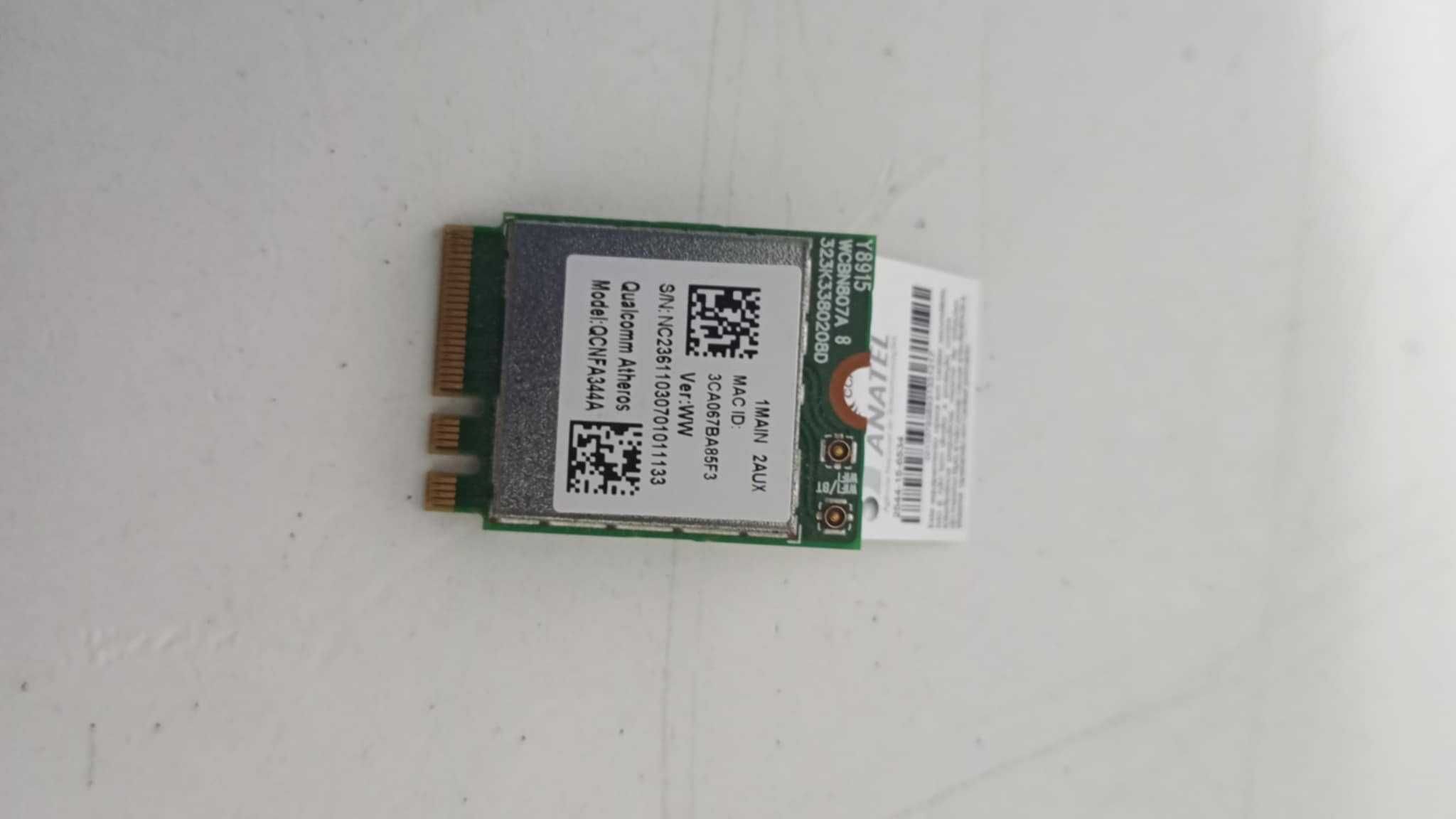 Karta sieciowa Wifi+bluetooth Qualcomm Atheros.