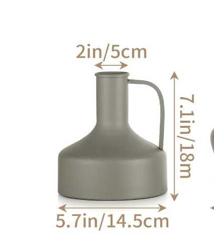 683 Sziqiqi wazon na kwiaty metalowy