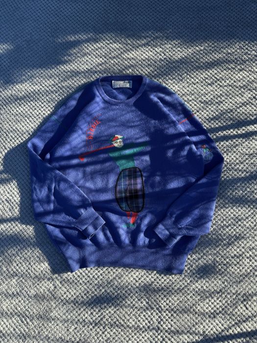 Pringle Vintage Golfing Wool Sweater 90s Size:M вінтажний светр кофта