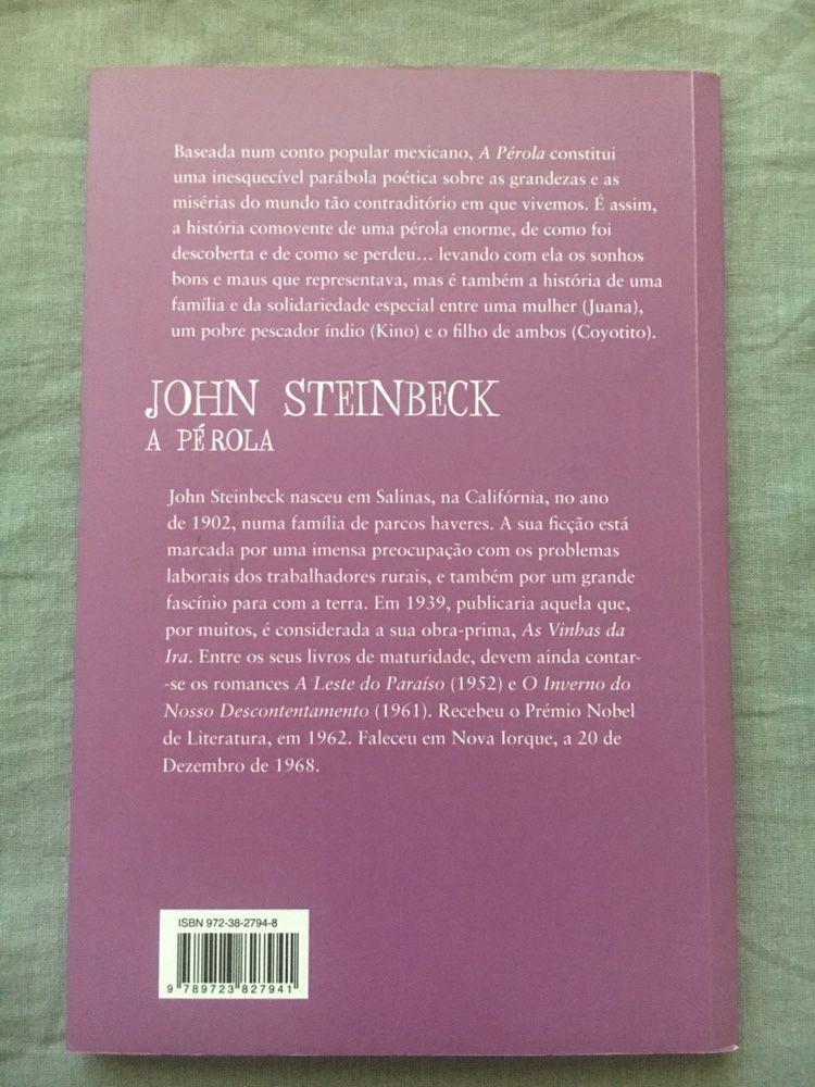 Livro - A Pérola - John Steinbeck