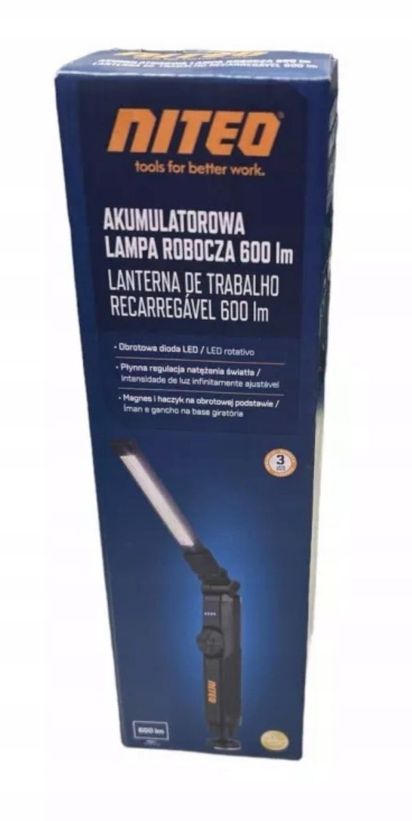 Lampa robocza akumlatorowa 600 lm