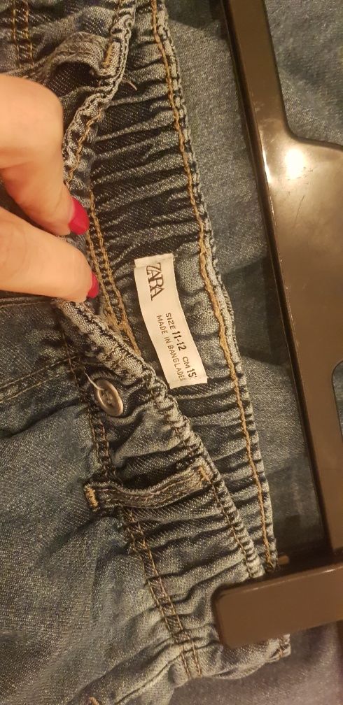 Vendo calças de ganga/jeans fluidos extreme Zara, 11/12 anos, como nov