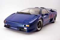 Модель AUTOart 1:18 Lamborghini Diablo SV (1995) Blue/Red