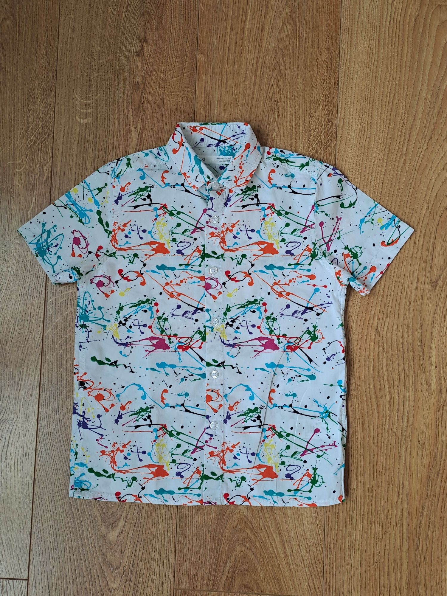 Летний набор для мальчика/рубашка с коротким рукавом/серые шорты