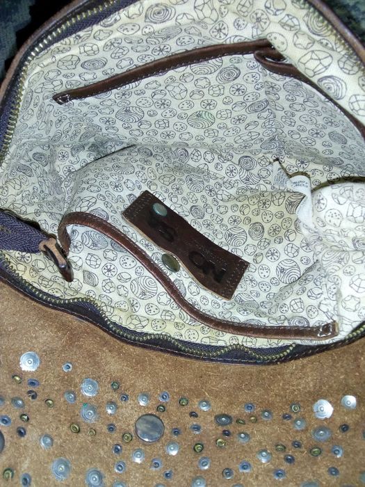 Skórzana torebka listonoszka No Są Amsterdam Stan bardzo dobry