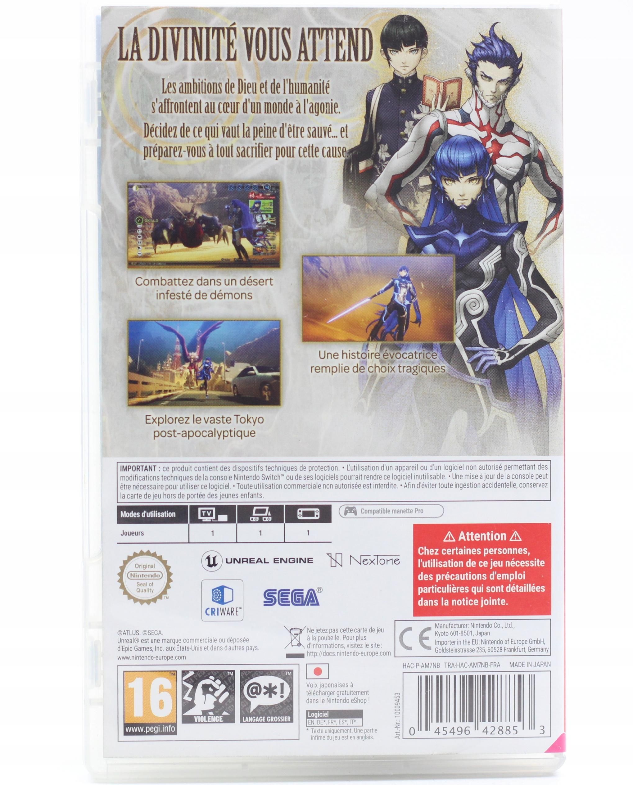 Shin Megami Tensei V Nintendo Switch