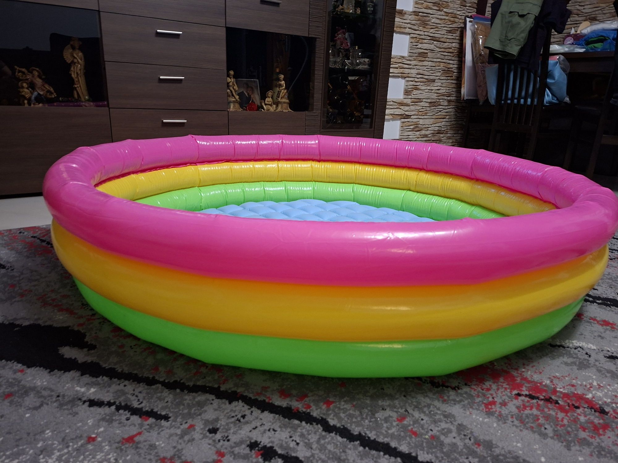 Basen dmuchany duży Intex plus gratis dmuchane koło