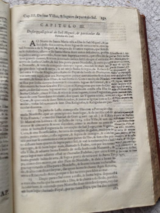 Historia Insulana por Antonio Cordeiro 1717 1 edição Historia Açores