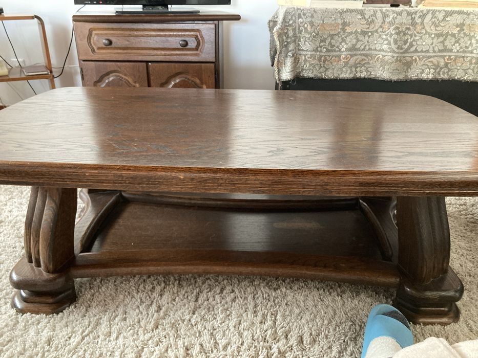 Mesa de café em madeira