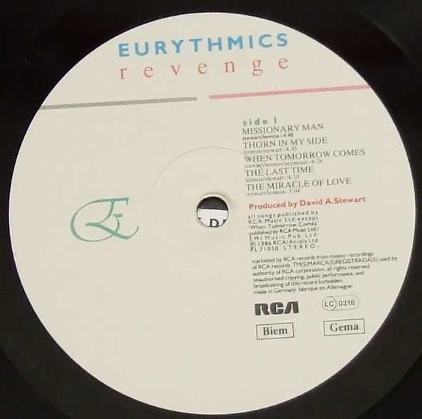 Eurythmics – Revenge