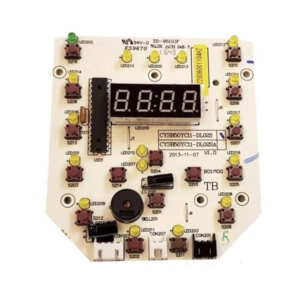 Плата индикации и управления для мультиварки Moulinex SEB SS-994589