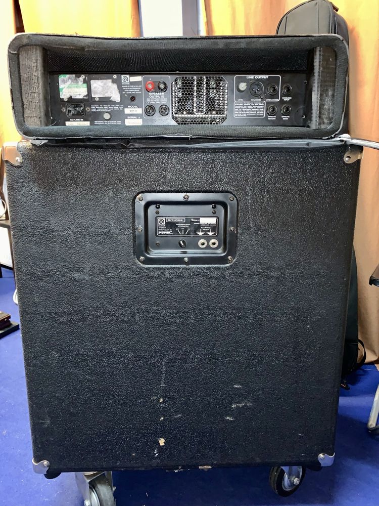 Ampeg SVT-III i Ampeg SVT-410HE wzmacniacz i kolumna do gitary basowej