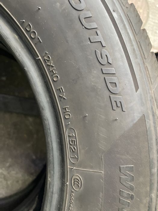 Шины 215/65 R17 Hankook б/у пара зима 6мм U7