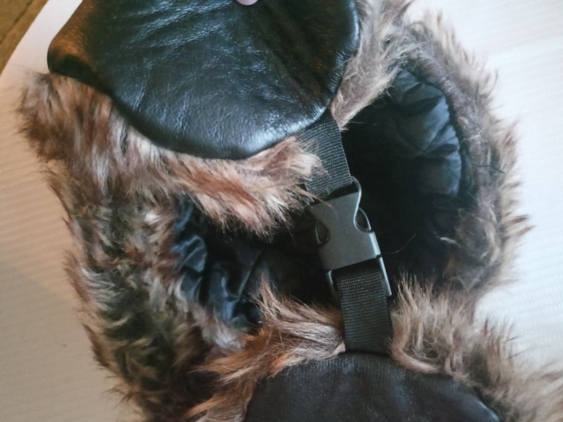 Czapka  uszatka unisex