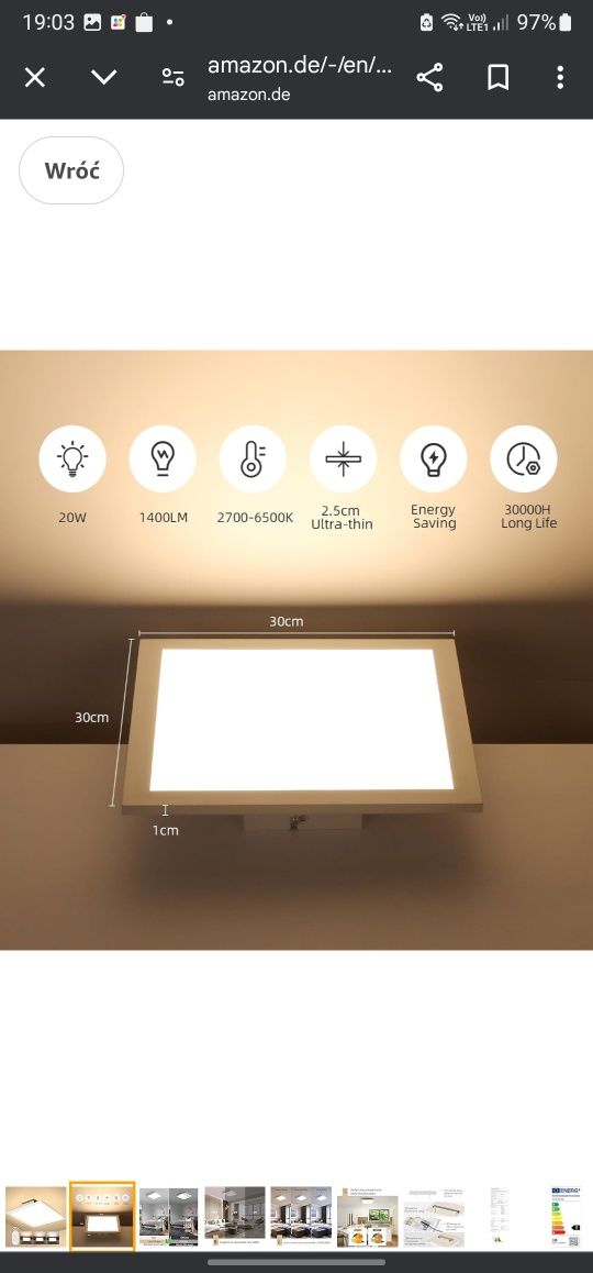 Panel Led oświetlenie