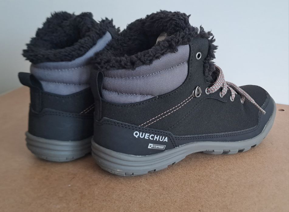Buty trapery damskie ocieplane waterproff