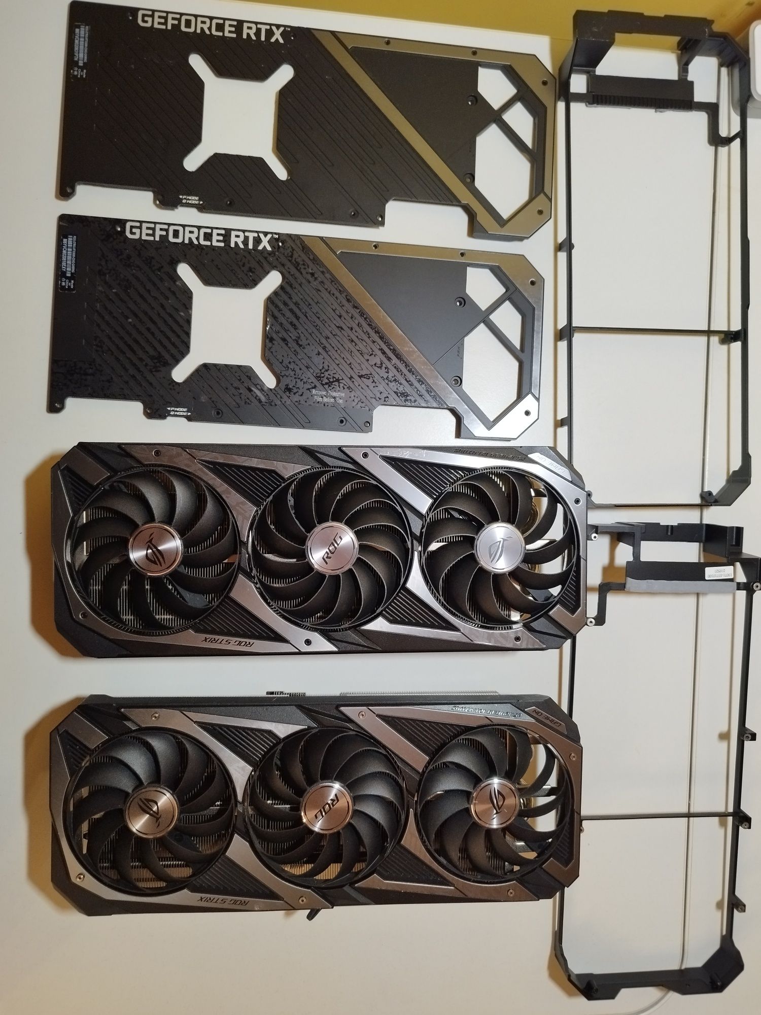 Chłodzenie karty graficznej RTX 3090 Asus Rog Strix