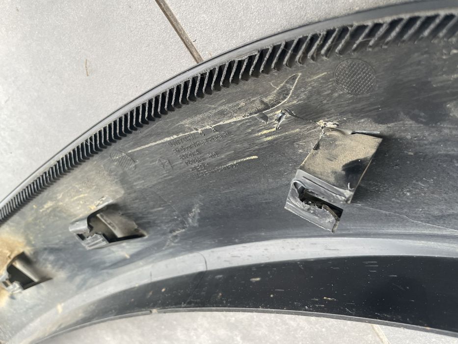 Jeep Cherokee Trailhawk 2016 лиштва накладка задня права дверка