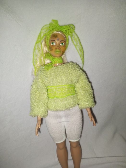 Кукла Барби Barbie ООАК Болотница на теле пышки