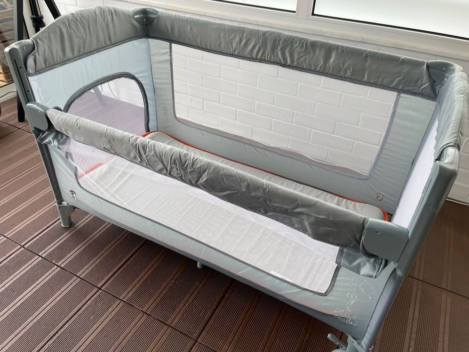 Cama de viagem bebe asalvo + colchão Ecus goli tech