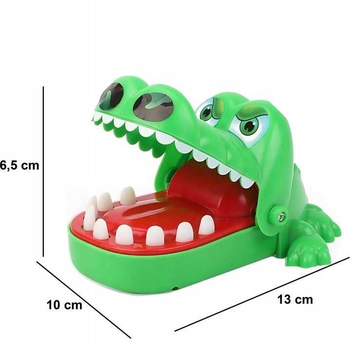 Gra Krokodyl Kajman Zabawka Dla Dzieci Aligator Ząbek U Dentysty Duży