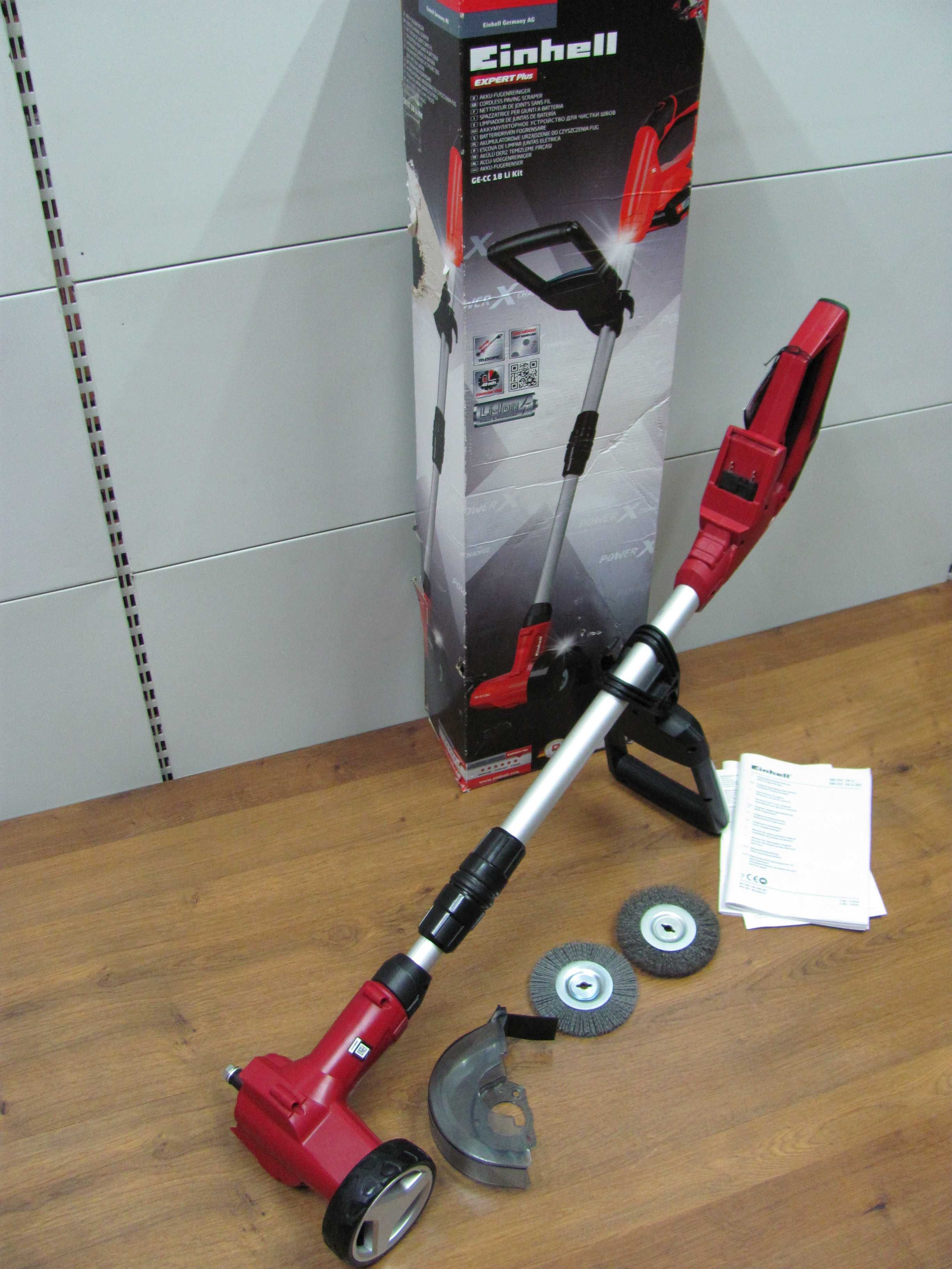 Очисник швів плитки бруківки Einhell GE-CC 18 Li Expert з Німеччини