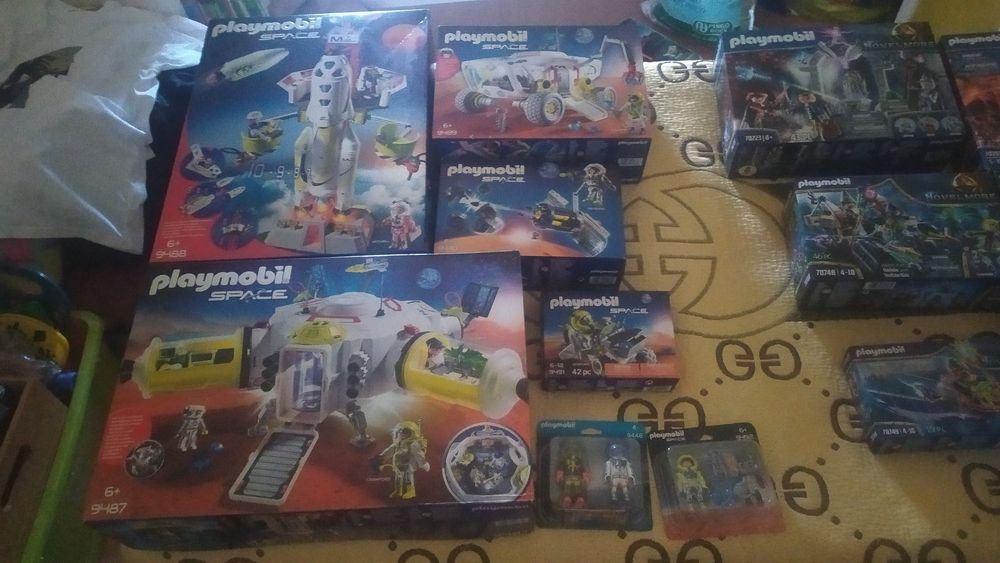 Playmobil space 7 sets novos e selados