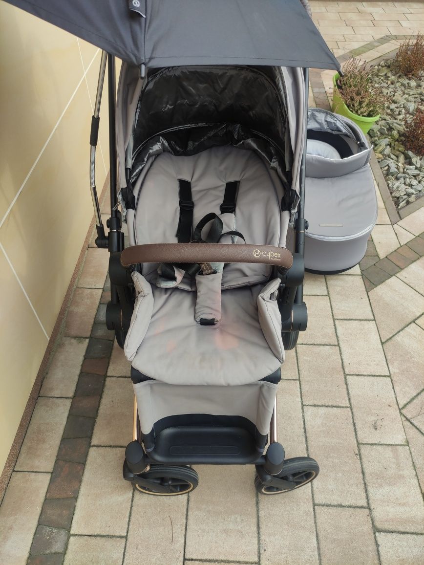 Wózek Cybex Priam 2.0 2w1 rose gold spacerówka i gondola