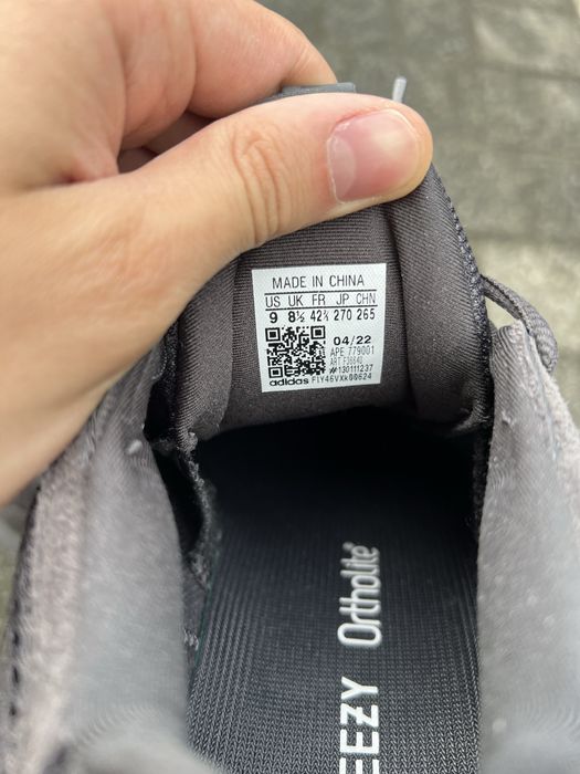 Adidas Yeezy 500 Utility Black sneakersy buty niskie czarne 42 2/3