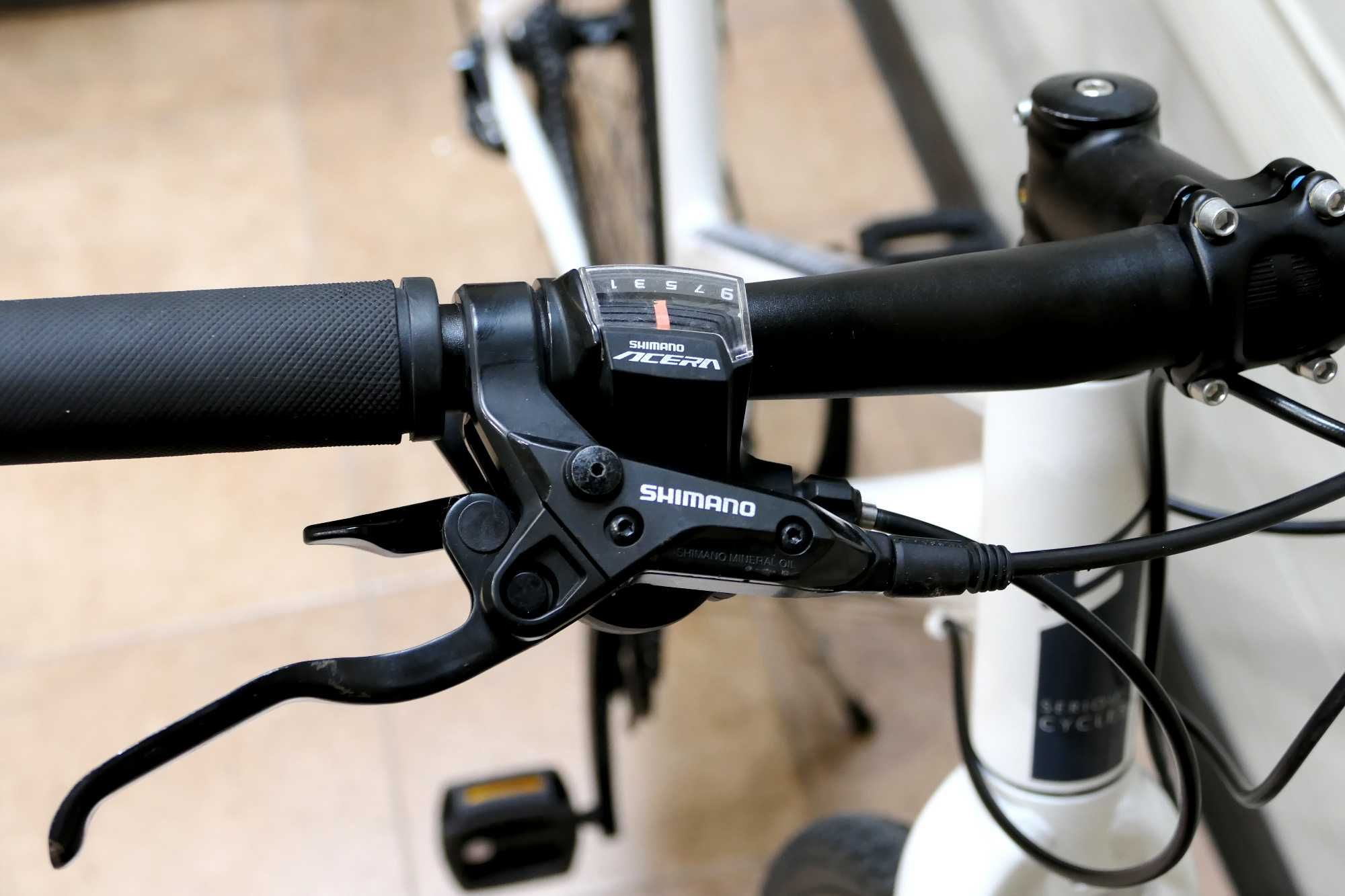 Rower CROSSOWY SERIOUS, koła 28", alu, DEORE, ham hydr, 3x9, IDEALNY