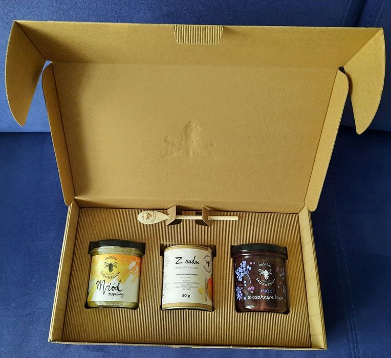 Miód i herbatka zestaw prezentowy
