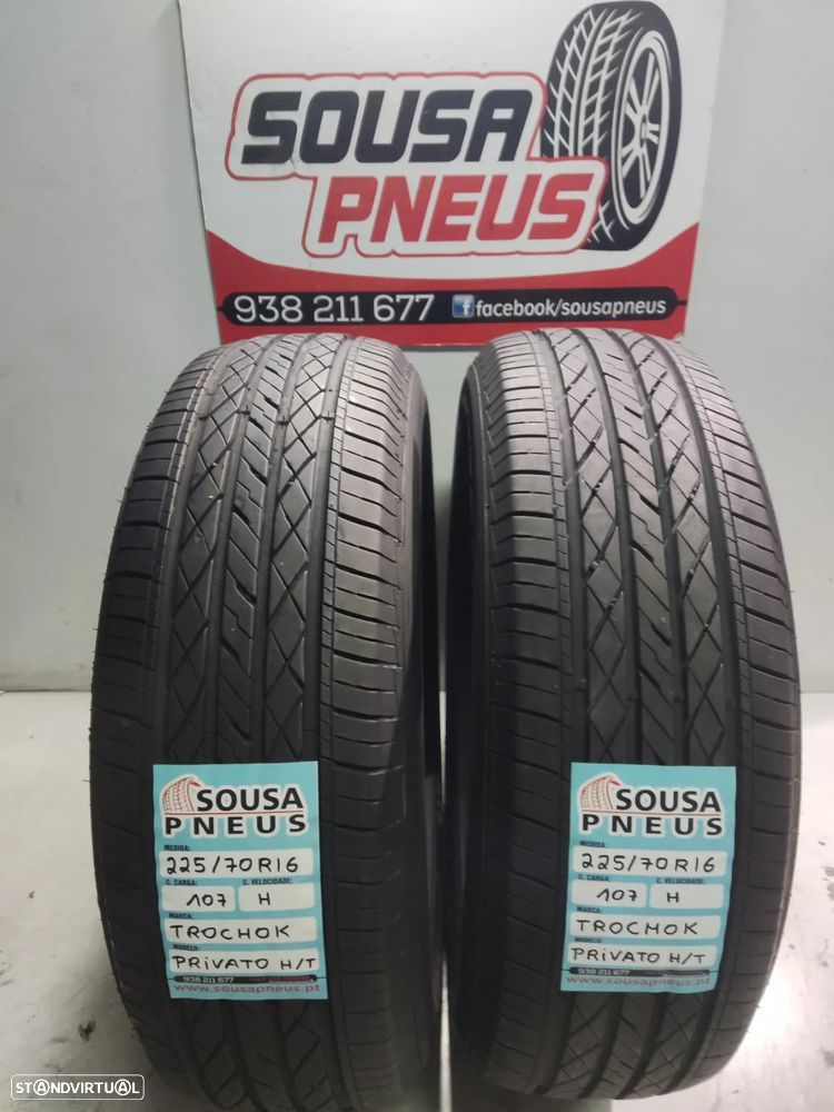 2 pneus como novos 225-70r16 oferta da entrega
