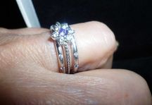 Anel original da pandora miosotis 50