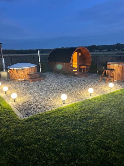 Balia bania Jacuzzi ogrodowa gorąca beczka